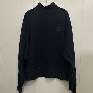 Northface Black High-Neck Sweatshirt